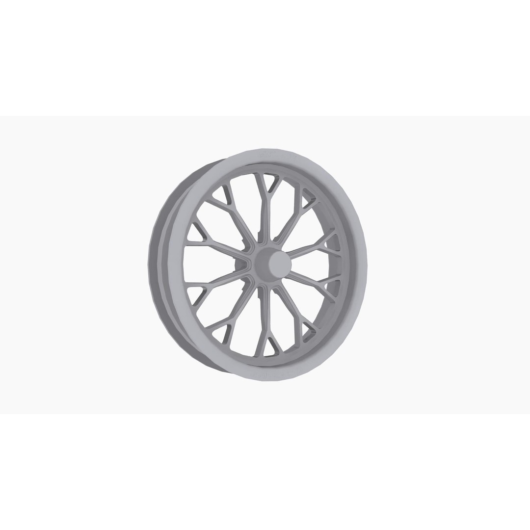 RC Components Impulse Drag Front Wheel 3D Model – Low Poly Game Asset, FBX - View 8