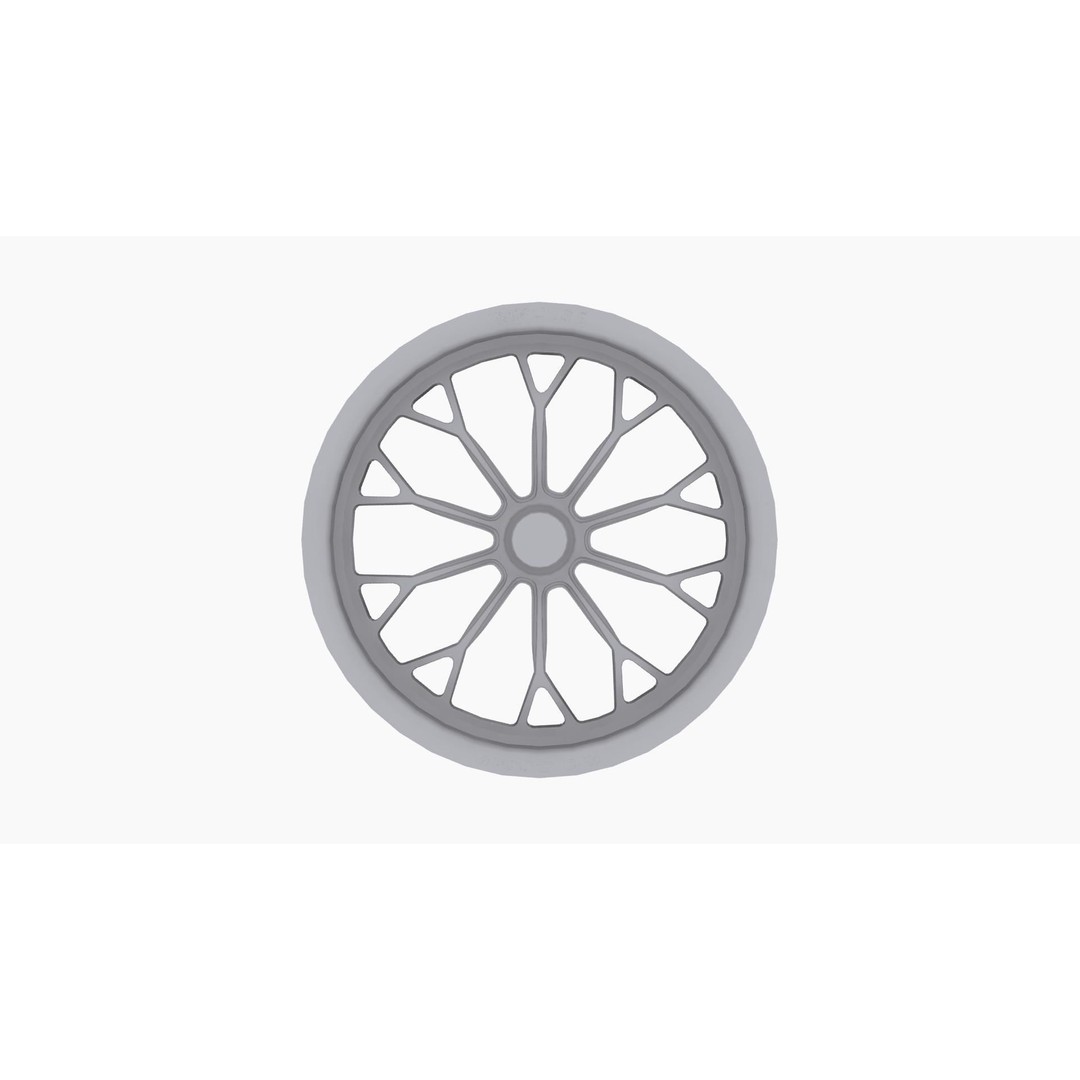 RC Components Impulse Drag Front Wheel 3D Model – Low Poly Game Asset, FBX - View 9