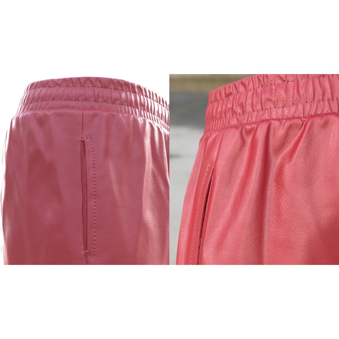 Shorts 104 3D Model – Rigged Low-Poly Clothing for Metahumans & UE5 - View 11