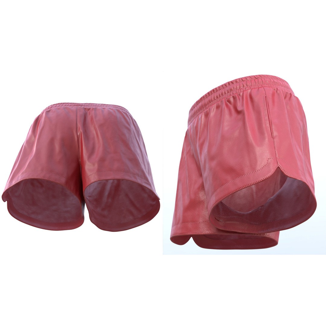 Shorts 104 3D Model – Rigged Low-Poly Clothing for Metahumans & UE5 - View 15