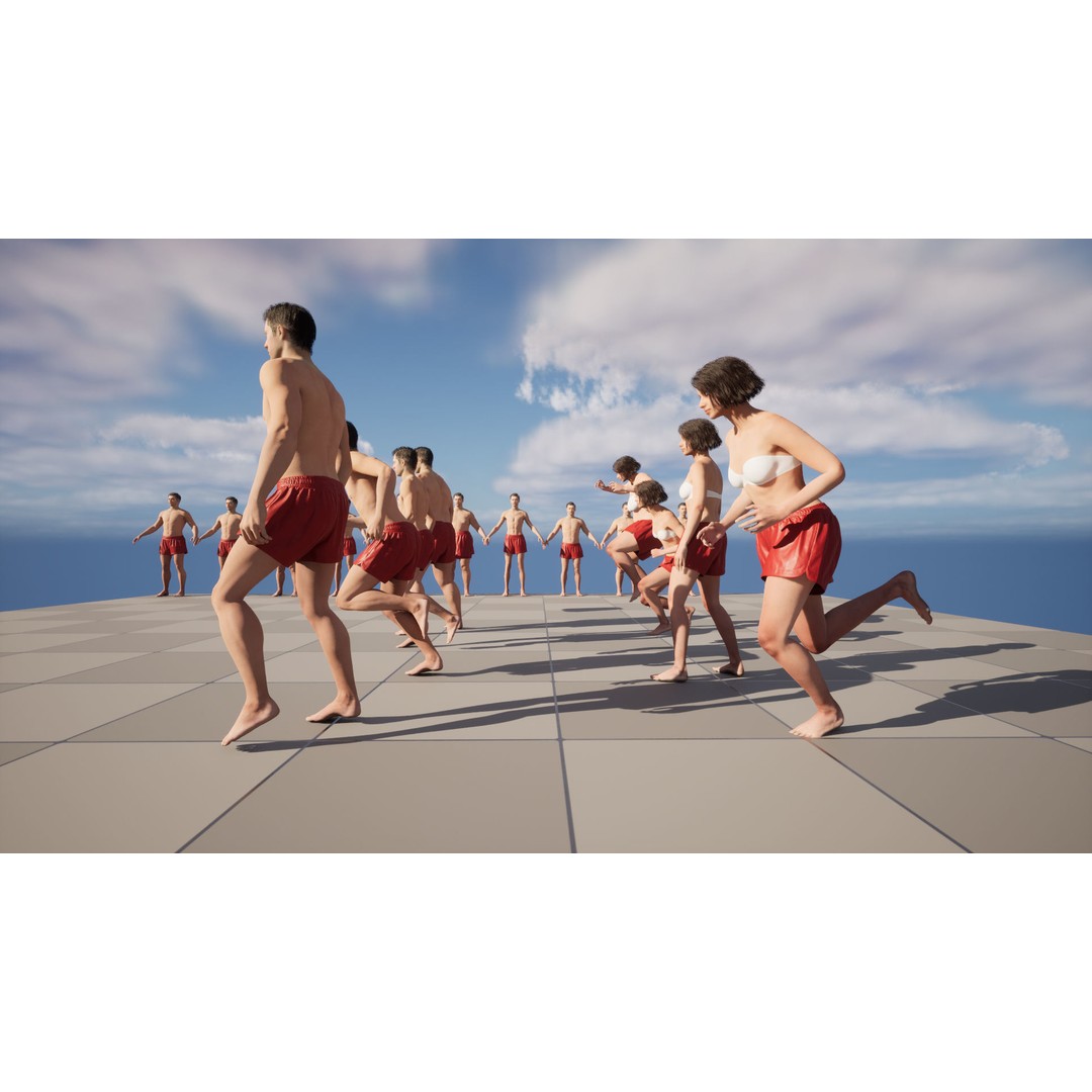 Shorts 104 3D Model – Rigged Low-Poly Clothing for Metahumans & UE5 - View 19