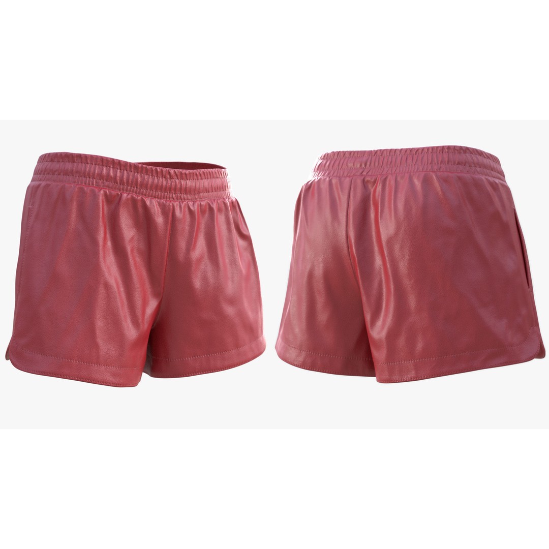 Shorts 104 3D Model – Rigged Low-Poly Clothing for Metahumans & UE5 - View 4