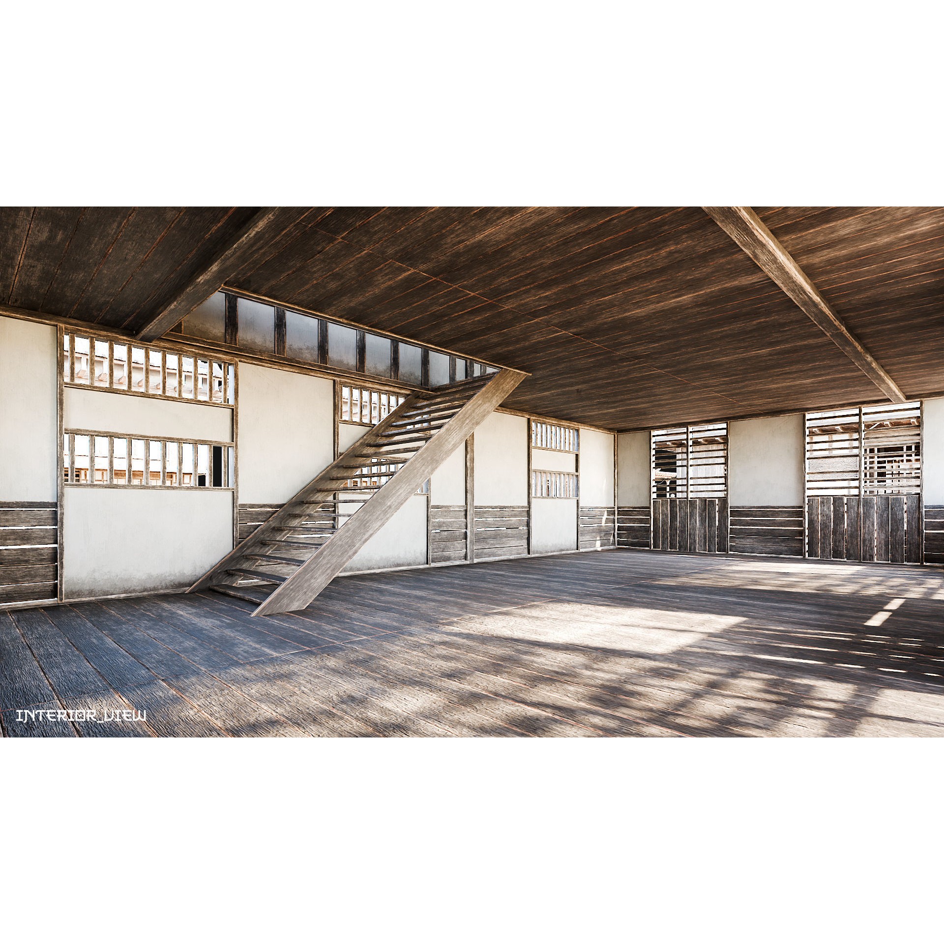 50 Japan Buildings - Low-Poly Game-Ready 3D Model - View 88