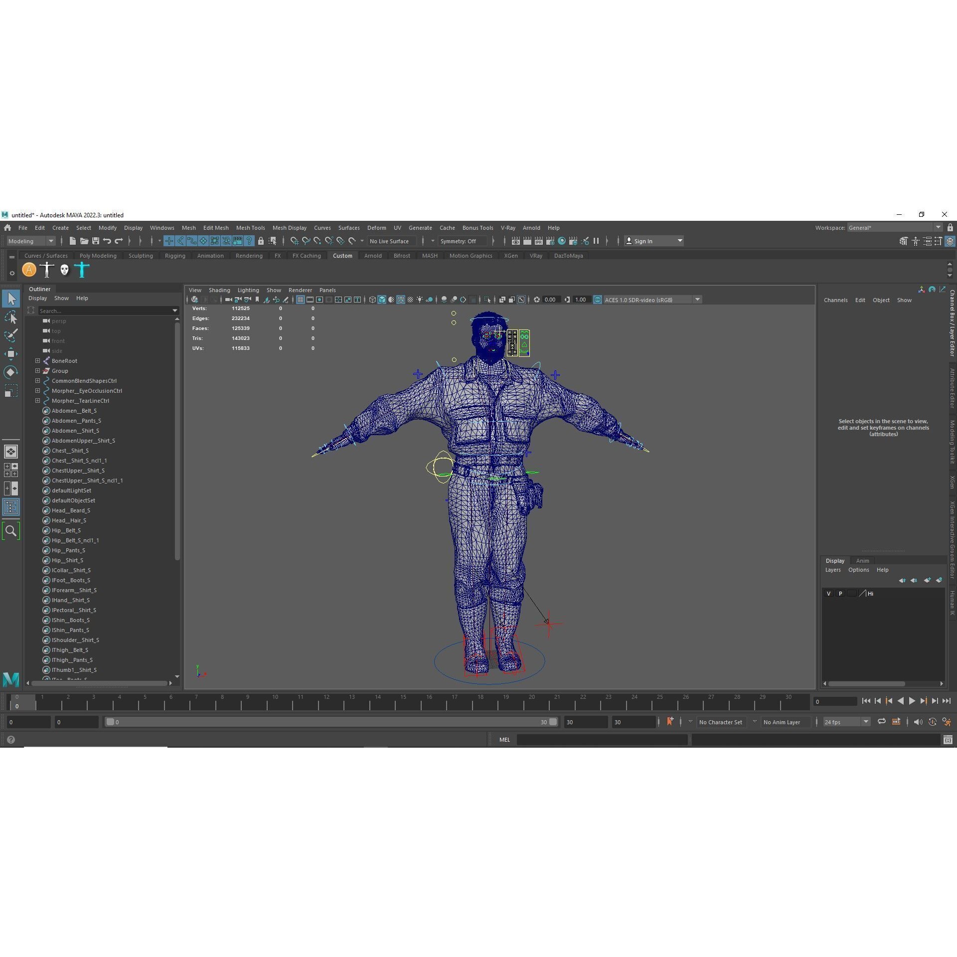 Rick Military Mechanic - Low-Poly Game-Ready 3D Model - View 14