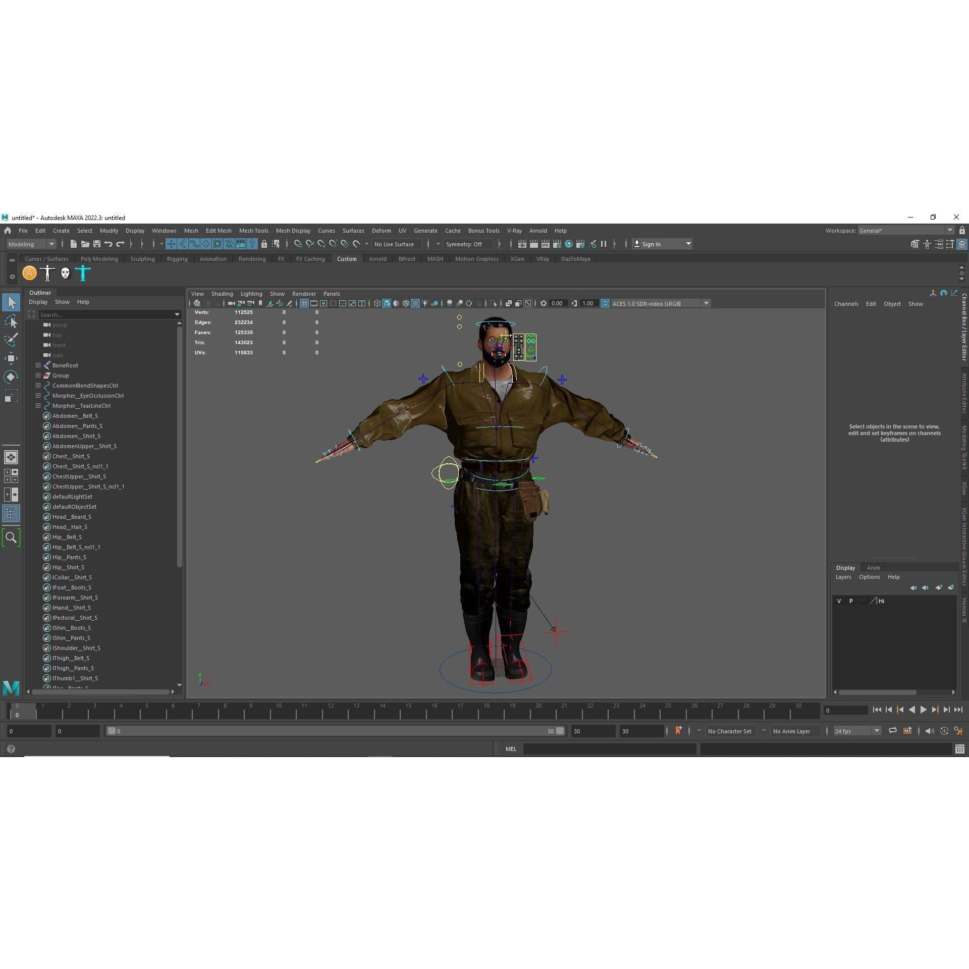 Rick Military Mechanic - Low-Poly Game-Ready 3D Model - View 15