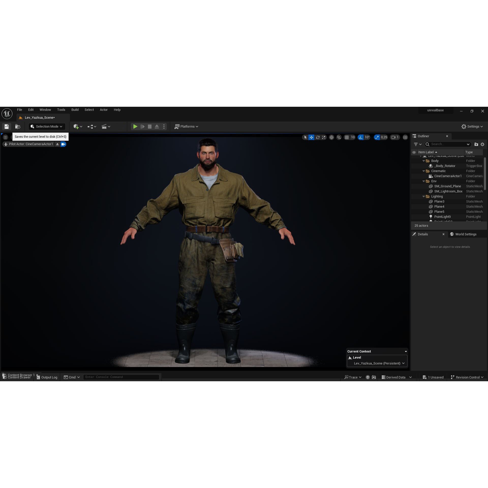 Rick Military Mechanic - Low-Poly Game-Ready 3D Model - View 20