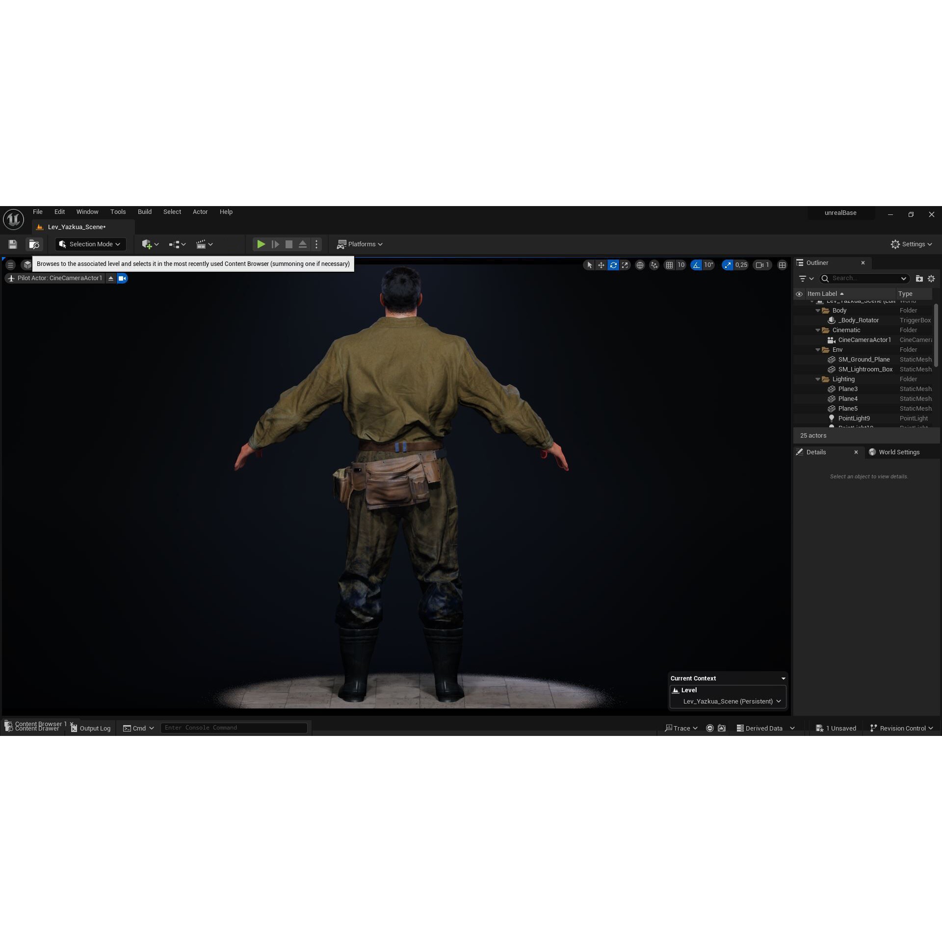 Rick Military Mechanic - Low-Poly Game-Ready 3D Model - View 21