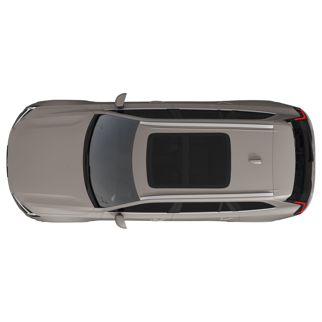 Volvo XC90 2025 3D Model – High Poly SUV Asset, FBX, PBR Textures - View 10