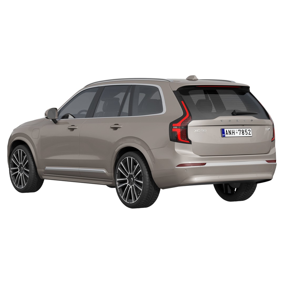 Volvo XC90 2025 3D Model – High Poly SUV Asset, FBX, PBR Textures - View 4