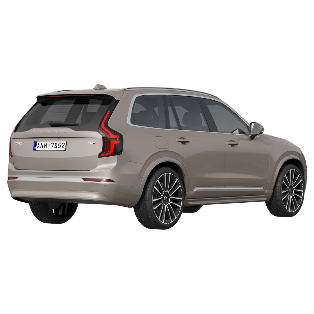 Volvo XC90 2025 3D Model – High Poly SUV Asset, FBX, PBR Textures - View 5