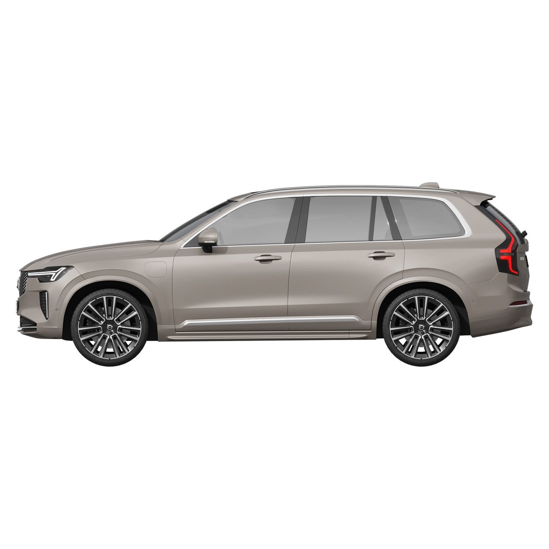 Volvo XC90 2025 3D Model – High Poly SUV Asset, FBX, PBR Textures - View 7