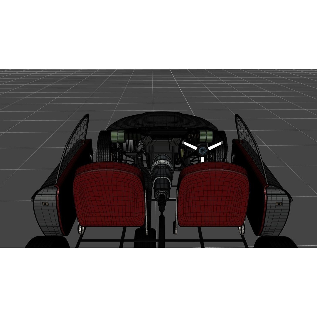 Aston Martin DB5 3D Model – Low Poly Game Asset, FBX, OBJ