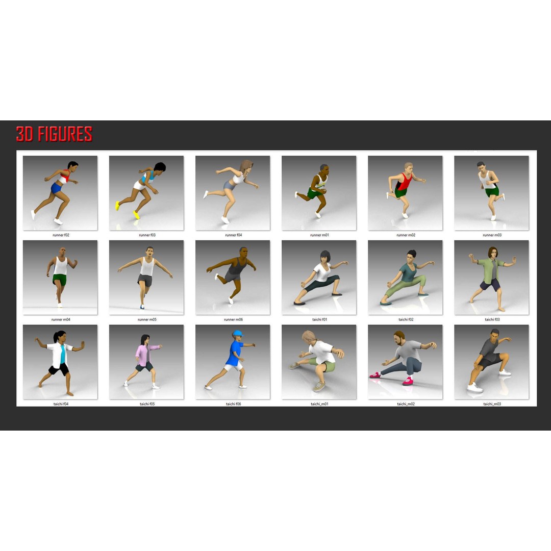 Low Poly Sport and Fitness 3D Model – Collection of Game-Ready Assets - View 11