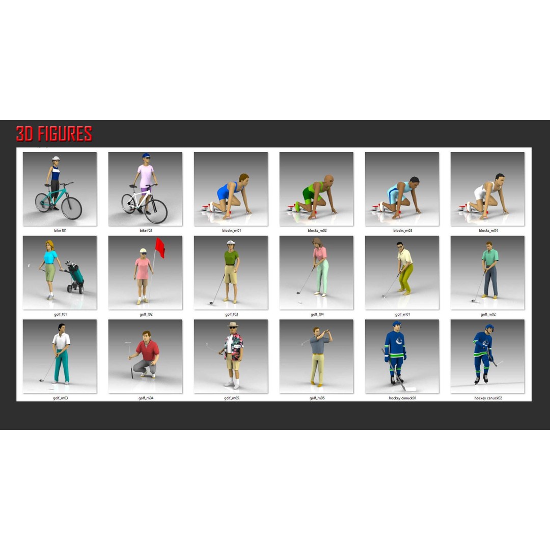 Low Poly Sport and Fitness 3D Model – Collection of Game-Ready Assets - View 7