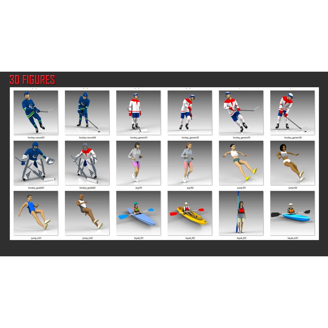 Low Poly Sport and Fitness 3D Model – Collection of Game-Ready Assets - View 8