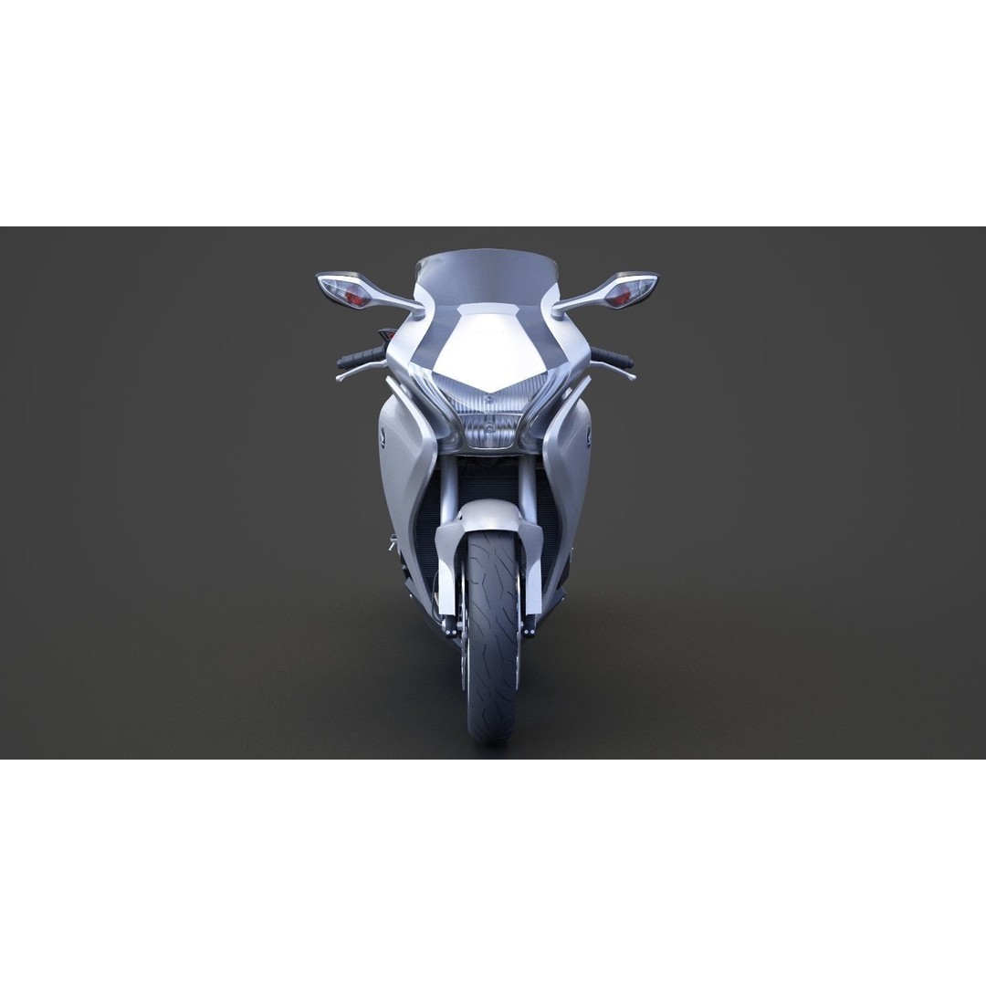 2015 Honda VFR 1200F 3D Model – High Poly Motorcycle Asset, FBX, OBJ - View 5