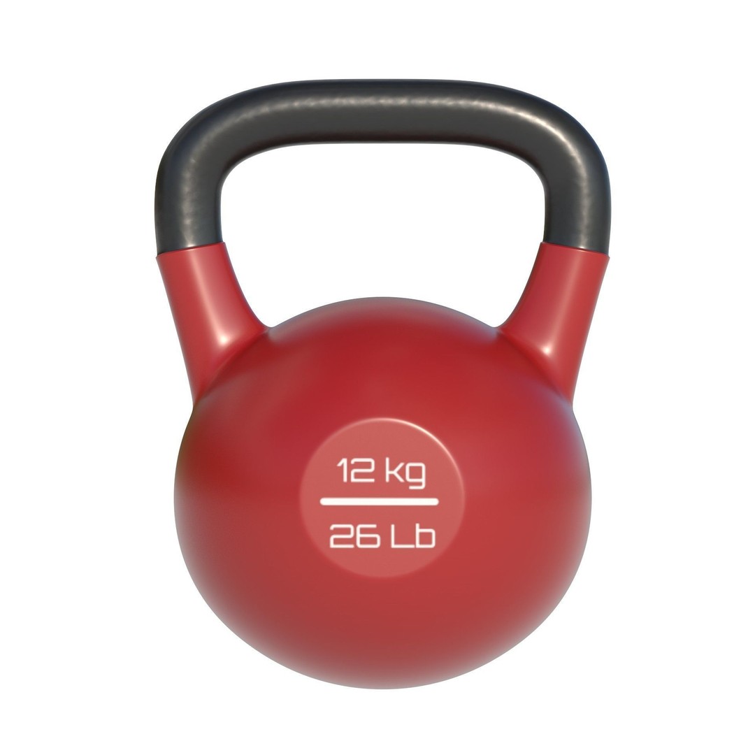 Kettle Bells 3D Model – Low Poly Game Asset, PBR Textures - View 11