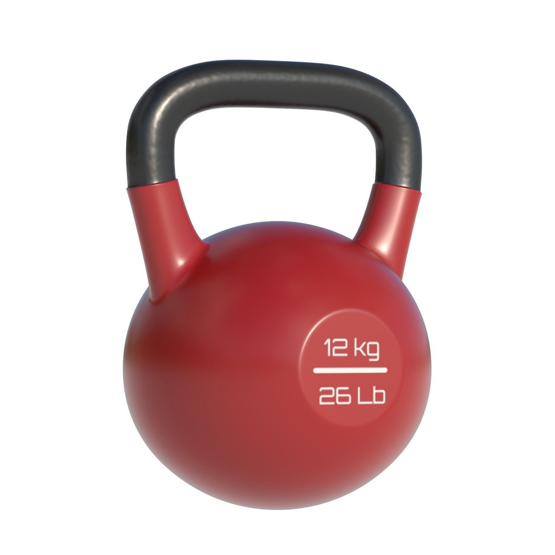 Kettle Bells 3D Model – Low Poly Game Asset, PBR Textures - View 12