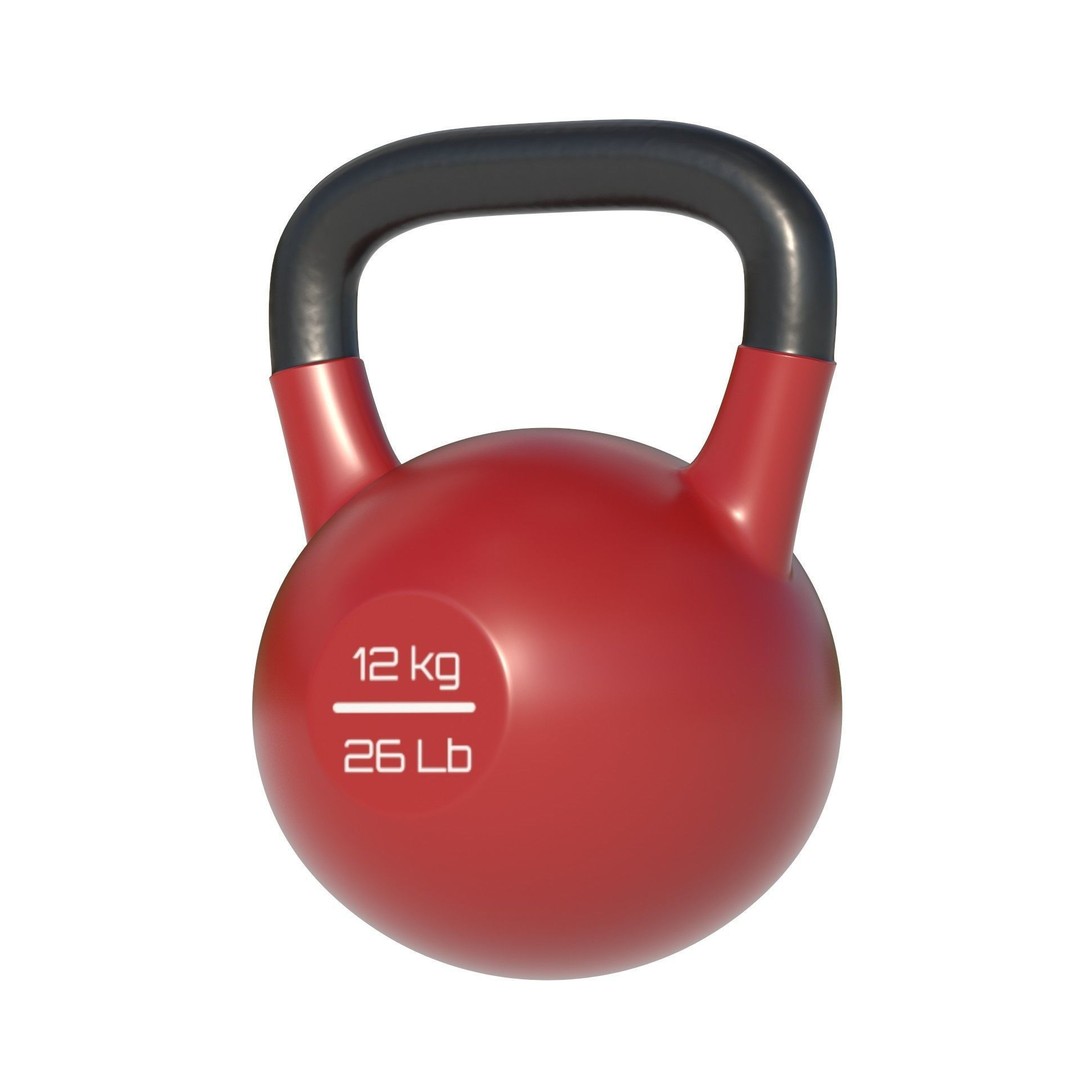 Kettle Bells 3D Model – Low Poly Game Asset, PBR Textures - View 13