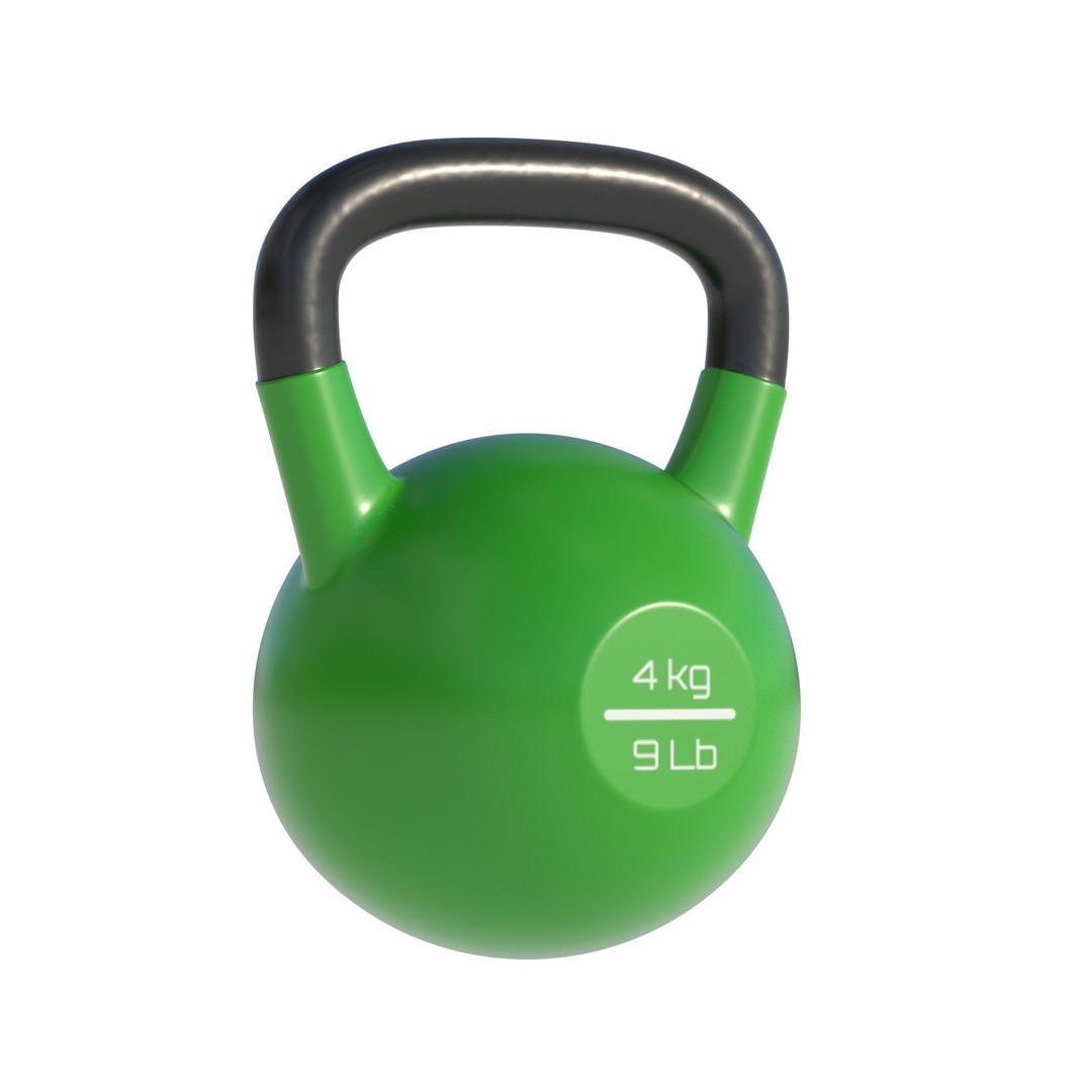 Kettle Bells 3D Model – Low Poly Game Asset, PBR Textures - View 5