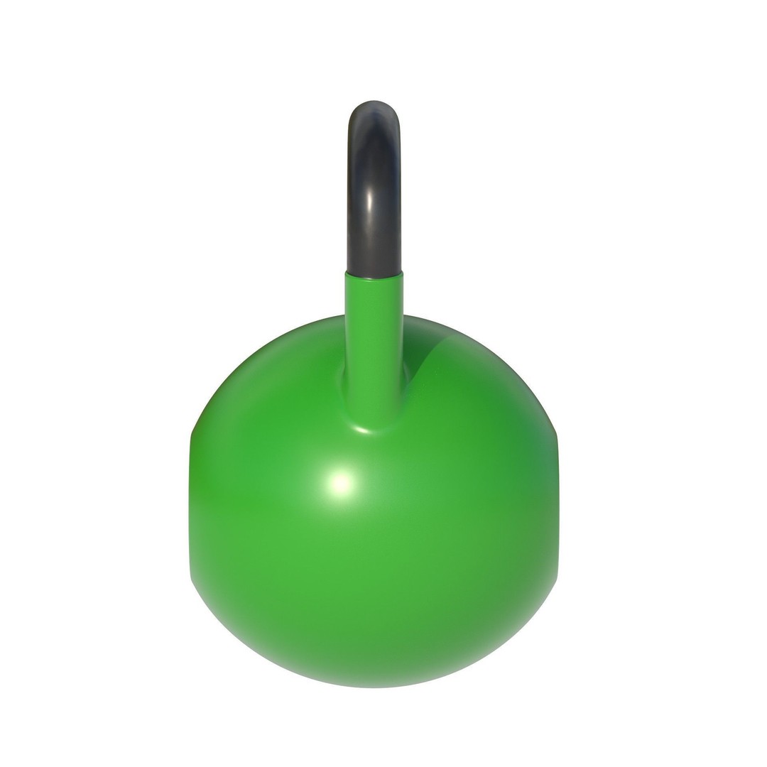 Kettle Bells 3D Model – Low Poly Game Asset, PBR Textures - View 7