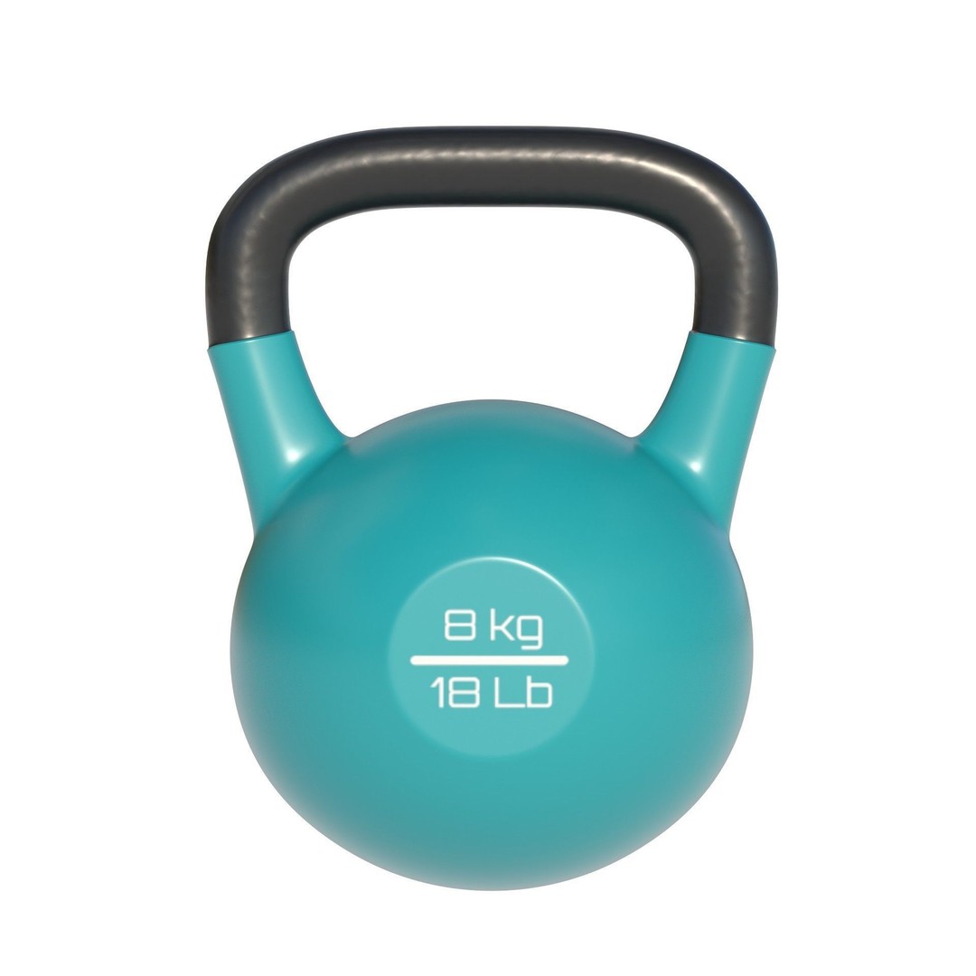 Kettle Bells 3D Model – Low Poly Game Asset, PBR Textures - View 8