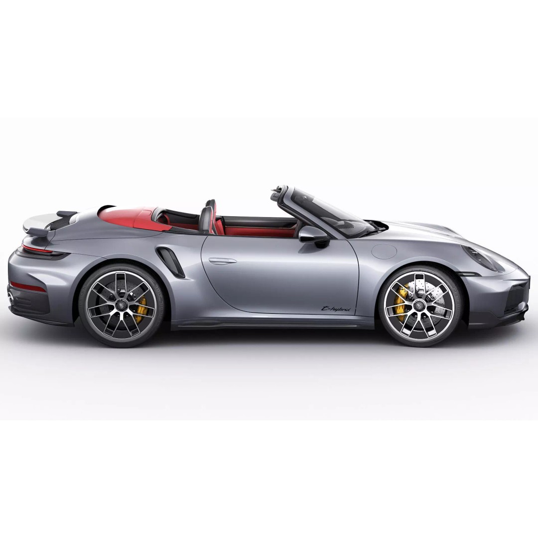 Porsche 911 Turbo S Cabriolet 2026 3D Model – High Poly Game Asset, FBX, OBJ - View 10