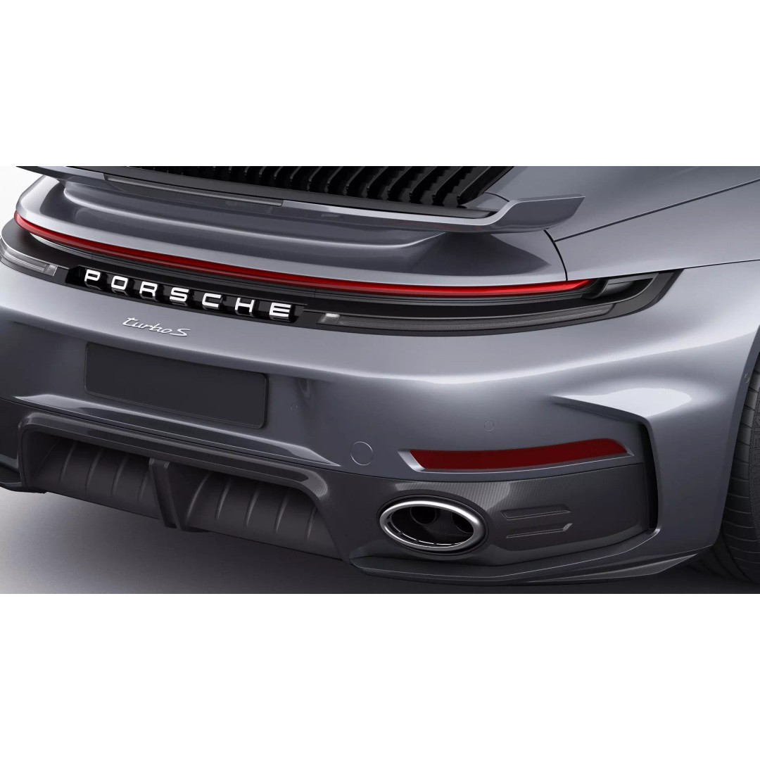 Porsche 911 Turbo S Cabriolet 2026 3D Model – High Poly Game Asset, FBX, OBJ - View 14