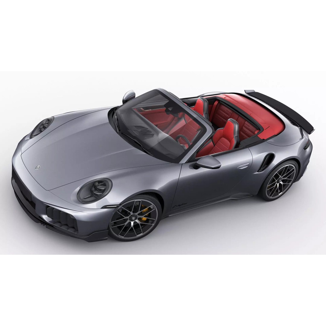 Porsche 911 Turbo S Cabriolet 2026 3D Model – High Poly Game Asset, FBX, OBJ - View 17