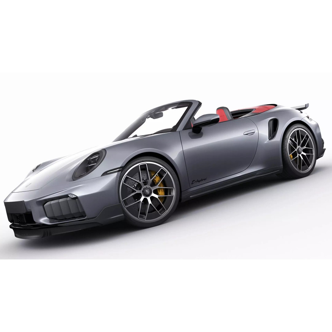 Porsche 911 Turbo S Cabriolet 2026 3D Model – High Poly Game Asset, FBX, OBJ - View 20