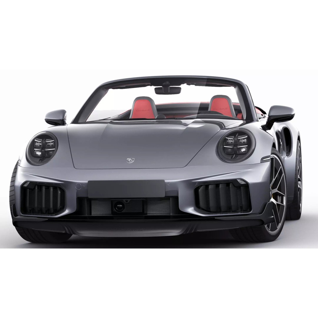 Porsche 911 Turbo S Cabriolet 2026 3D Model – High Poly Game Asset, FBX, OBJ - View 26