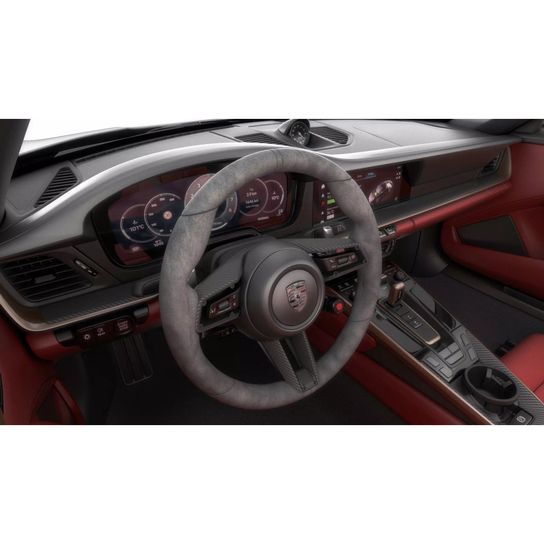 Porsche 911 Turbo S Cabriolet 2026 3D Model – High Poly Game Asset, FBX, OBJ - View 32