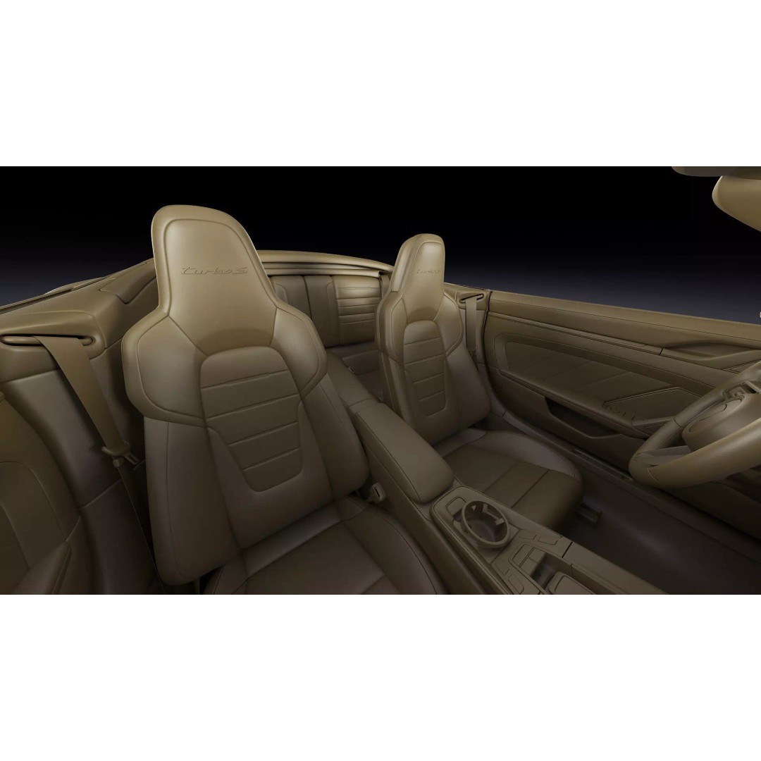 Porsche 911 Turbo S Cabriolet 2026 3D Model – High Poly Game Asset, FBX, OBJ - View 41
