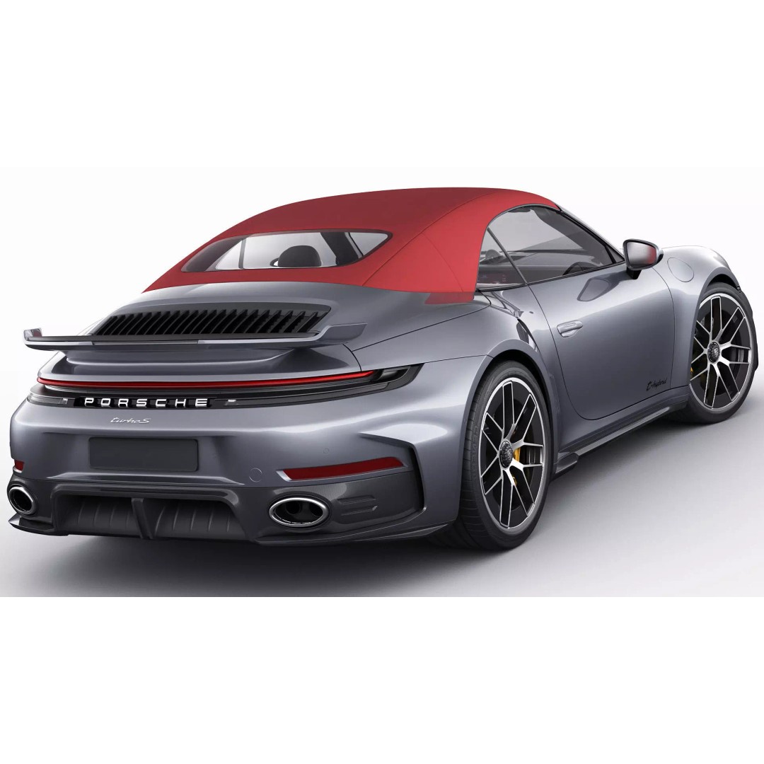 Porsche 911 Turbo S Cabriolet 2026 3D Model – High Poly Game Asset, FBX, OBJ - View 7