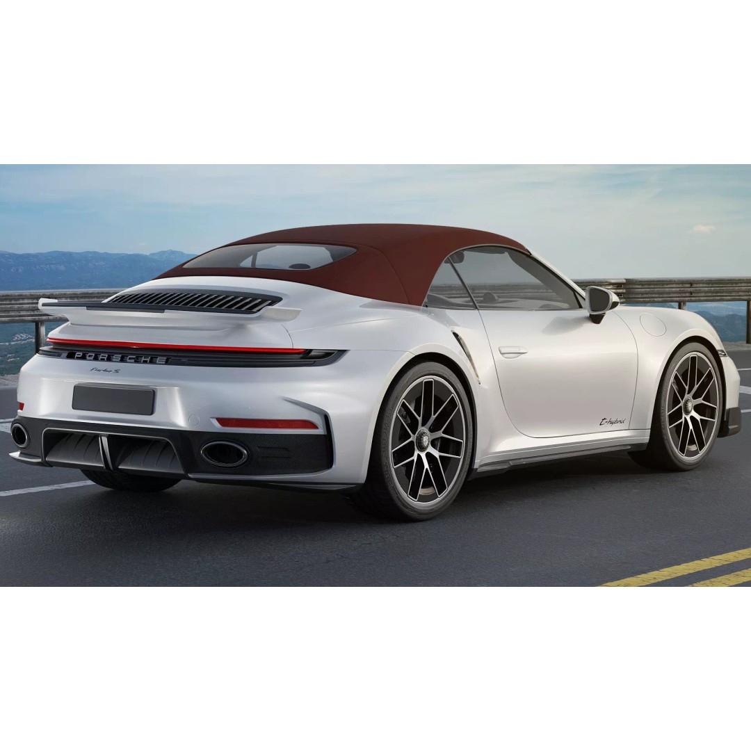 Porsche 911 Turbo S Cabriolet 2026 3D Model – High Poly Game Asset, FBX, OBJ - View 9