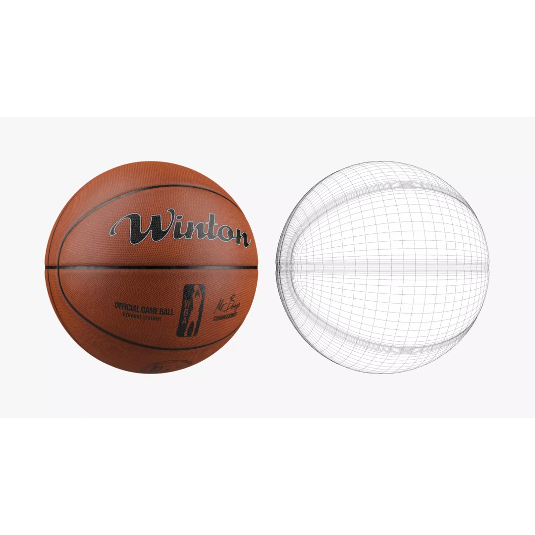 Basketball 3D Model – High-Quality PBR Asset for Blender - View 14