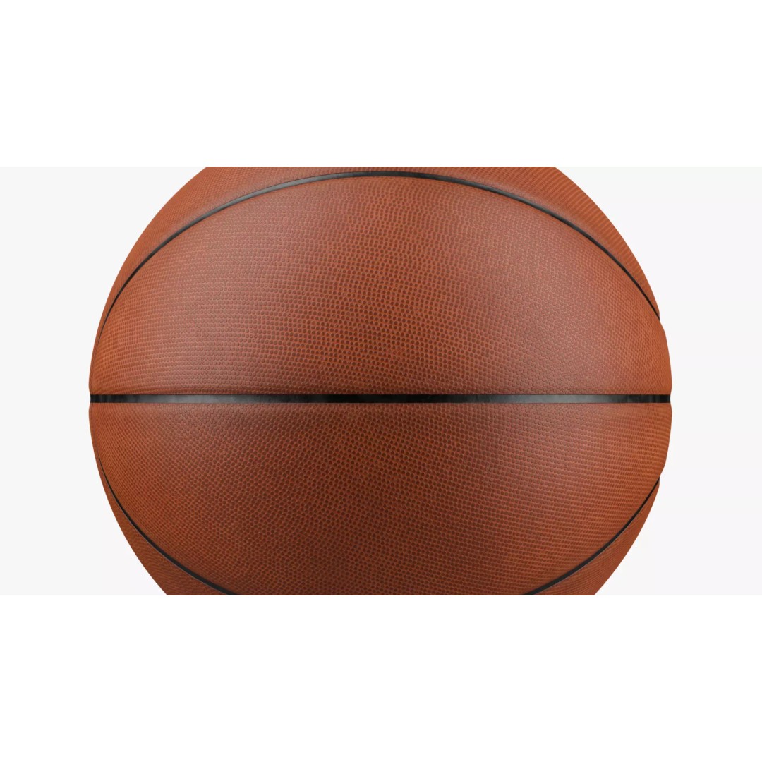 Basketball 3D Model – High-Quality PBR Asset for Blender - View 5