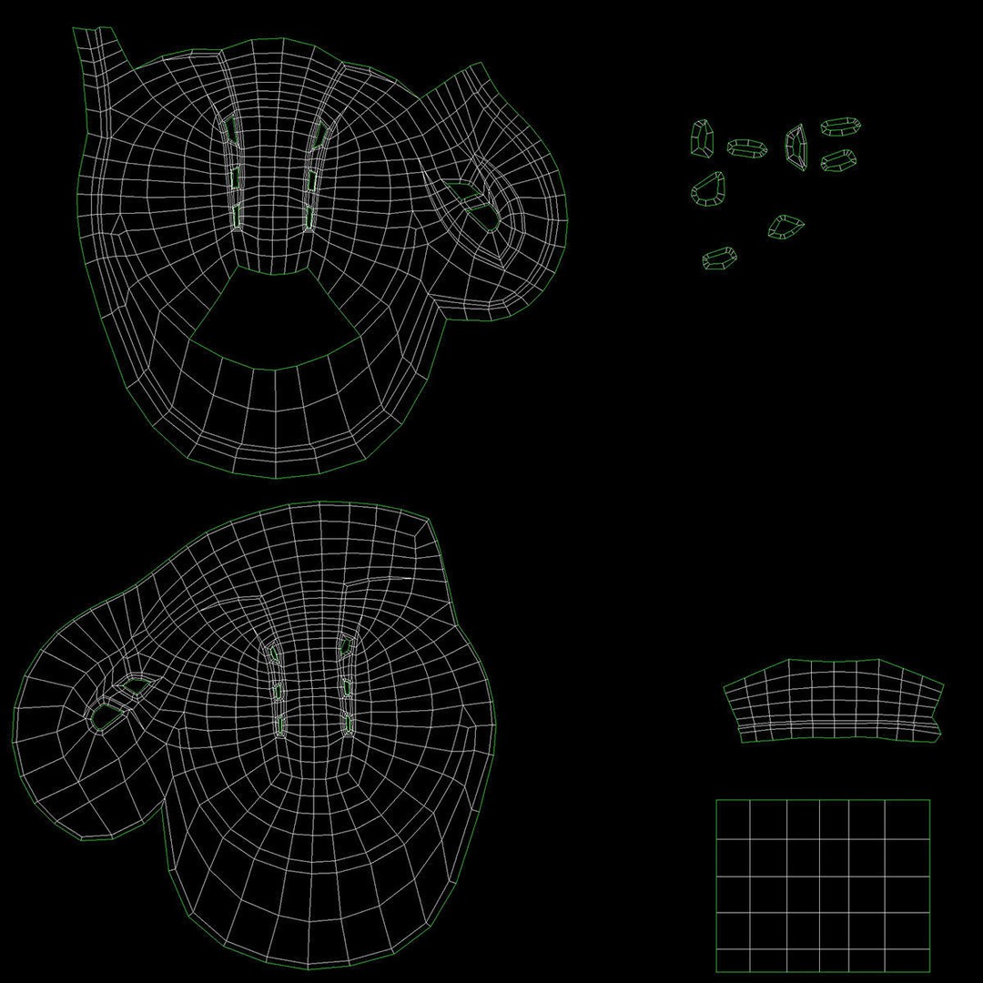Baseball Helmet 3D Model – Low Poly Black Generic Game Asset, FBX