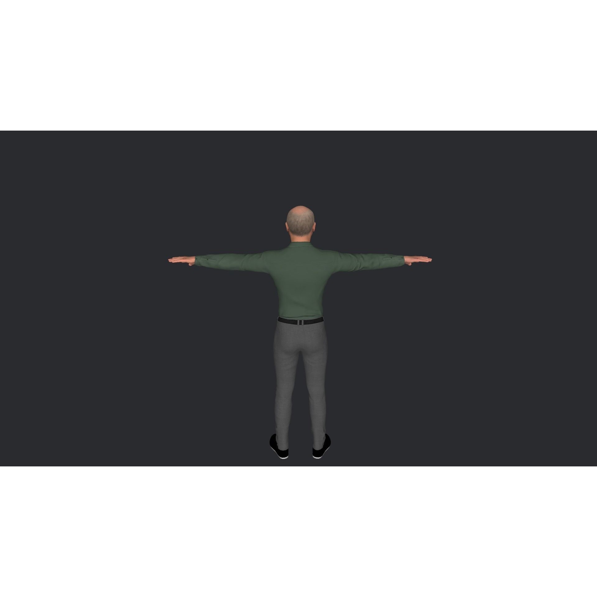 Vladimir Putin - Low-Poly Game-Ready 3D Model