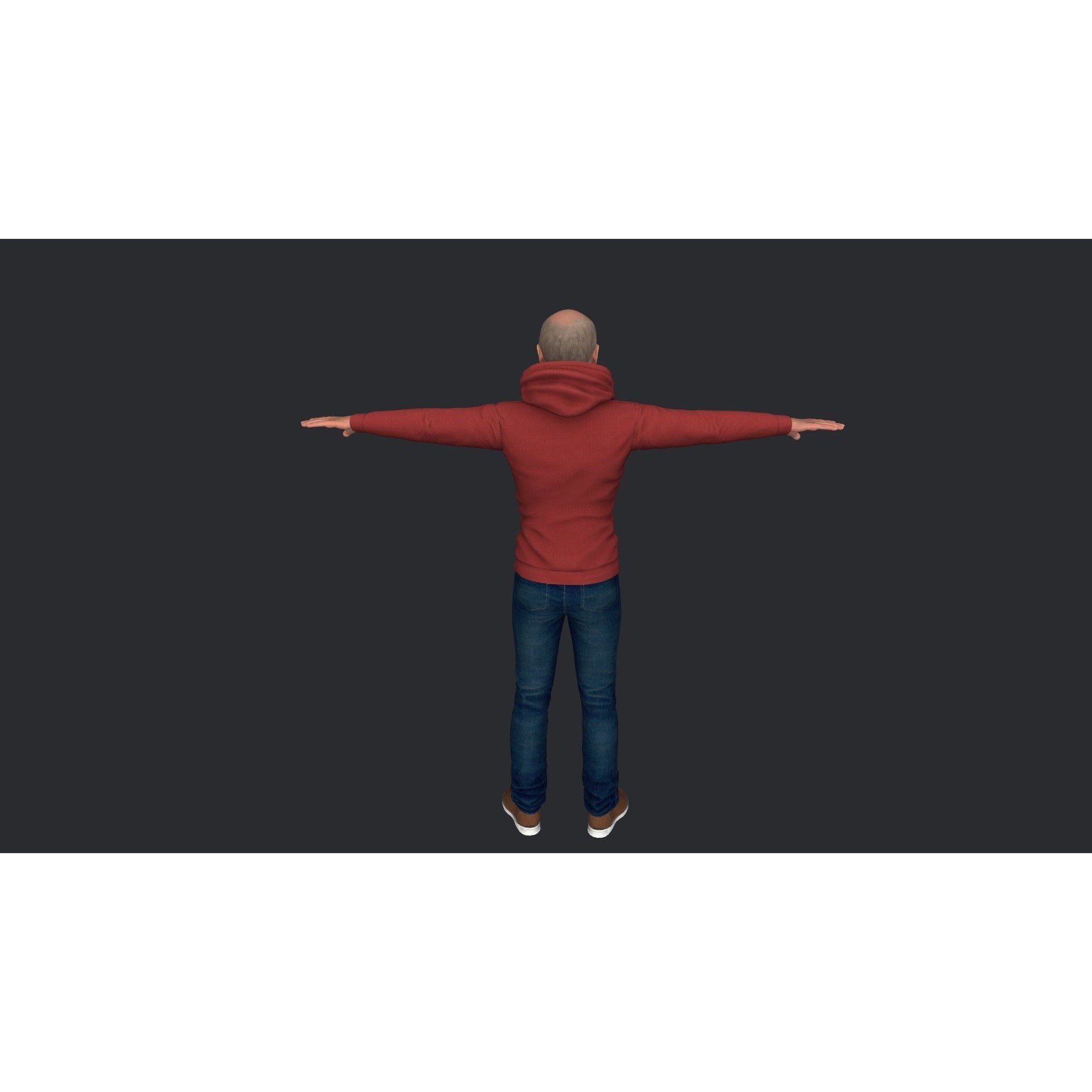 Vladimir Putin - Low-Poly Game-Ready 3D Model - View 13