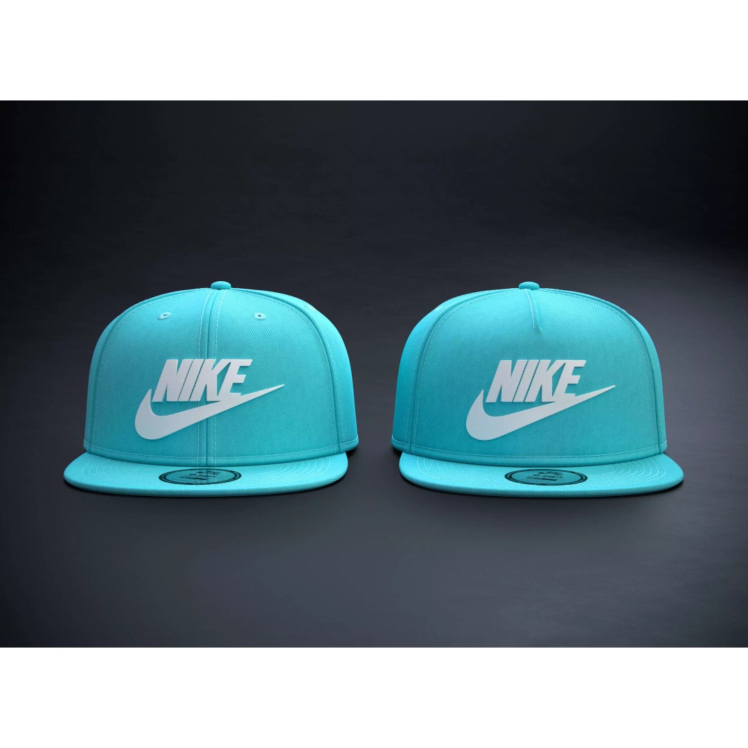Baseball Cap 3D Model – Realistic Snapback Collection, FBX, PBR - View 2