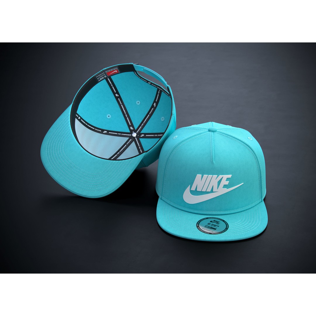 Baseball Cap 3D Model – Realistic Snapback Collection, FBX, PBR - View 6