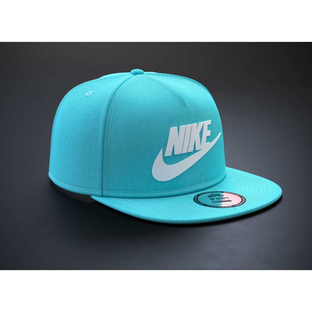 Baseball Cap 3D Model – Realistic Snapback Collection, FBX, PBR - View 7