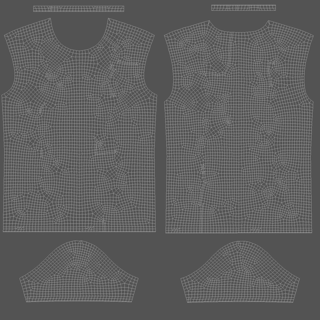 Folded T-Shirt 3D Model – Low Poly Game Asset, FBX, OBJ, PBR - View 7