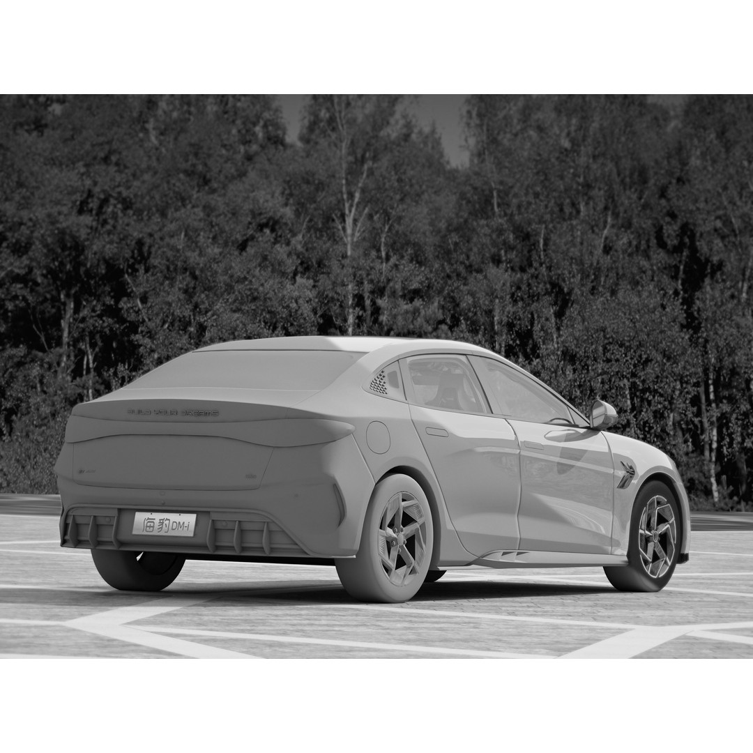BYD Seal 3D Model – Sport Car with Elegant Design, FBX - View 6
