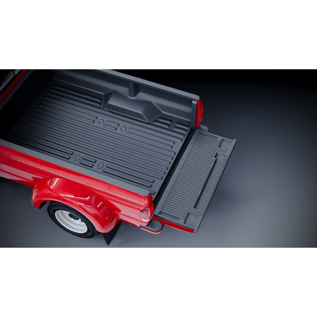 Extended Cab Truck 3D Model – Low Poly Game Asset, FBX & OBJ - View 23