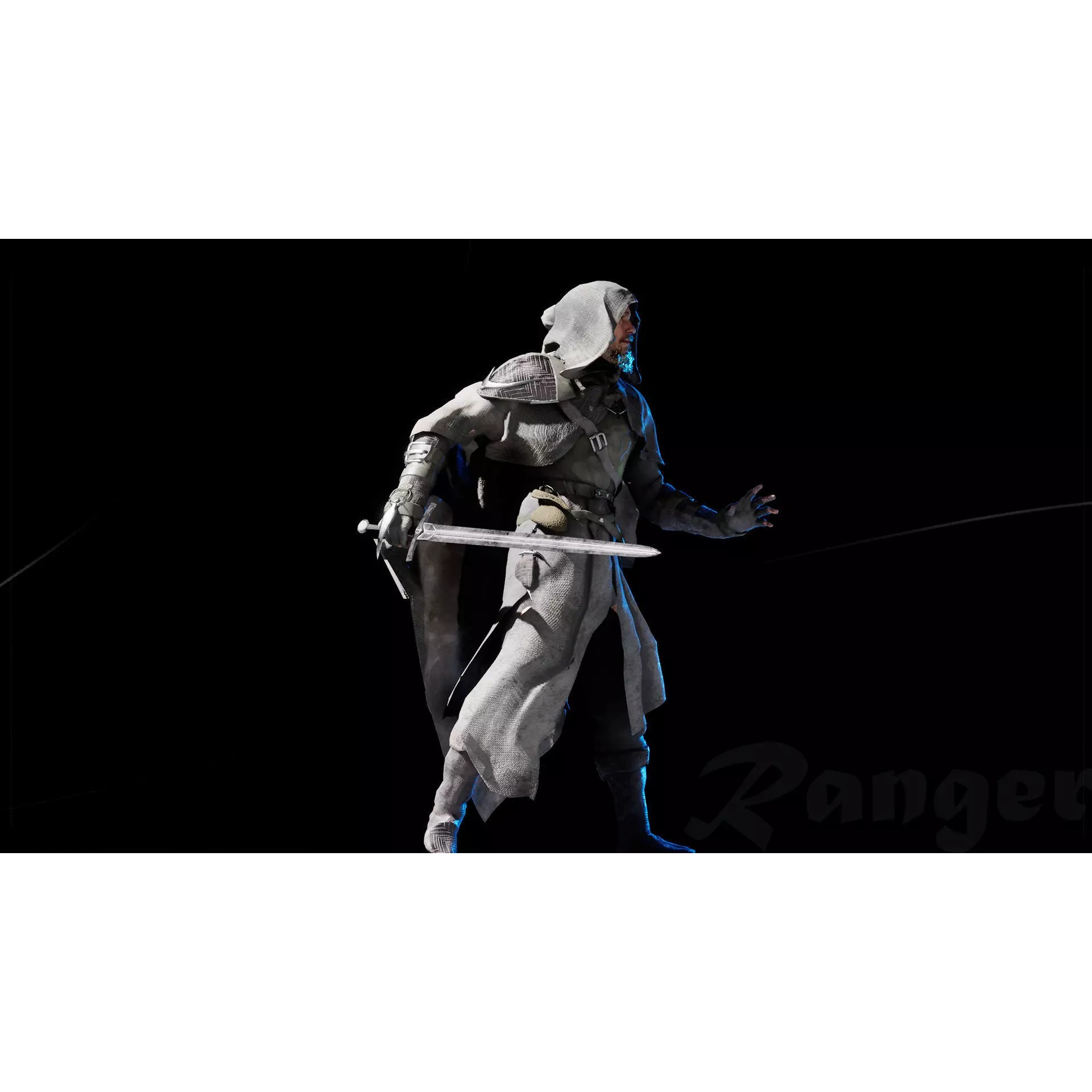 Ranger Armor - Low-Poly Game-Ready 3D Model