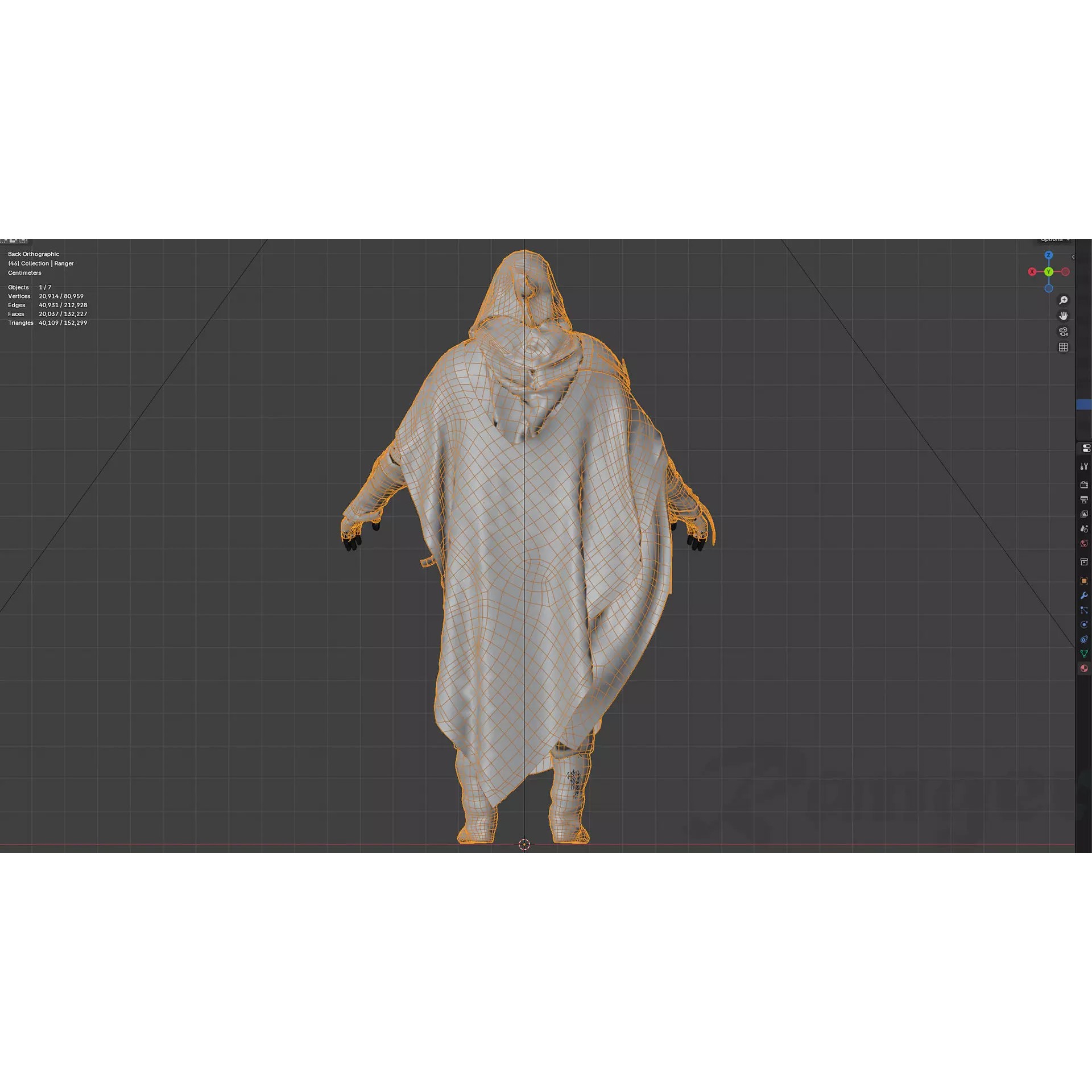 Ranger Armor - Low-Poly Game-Ready 3D Model - View 10