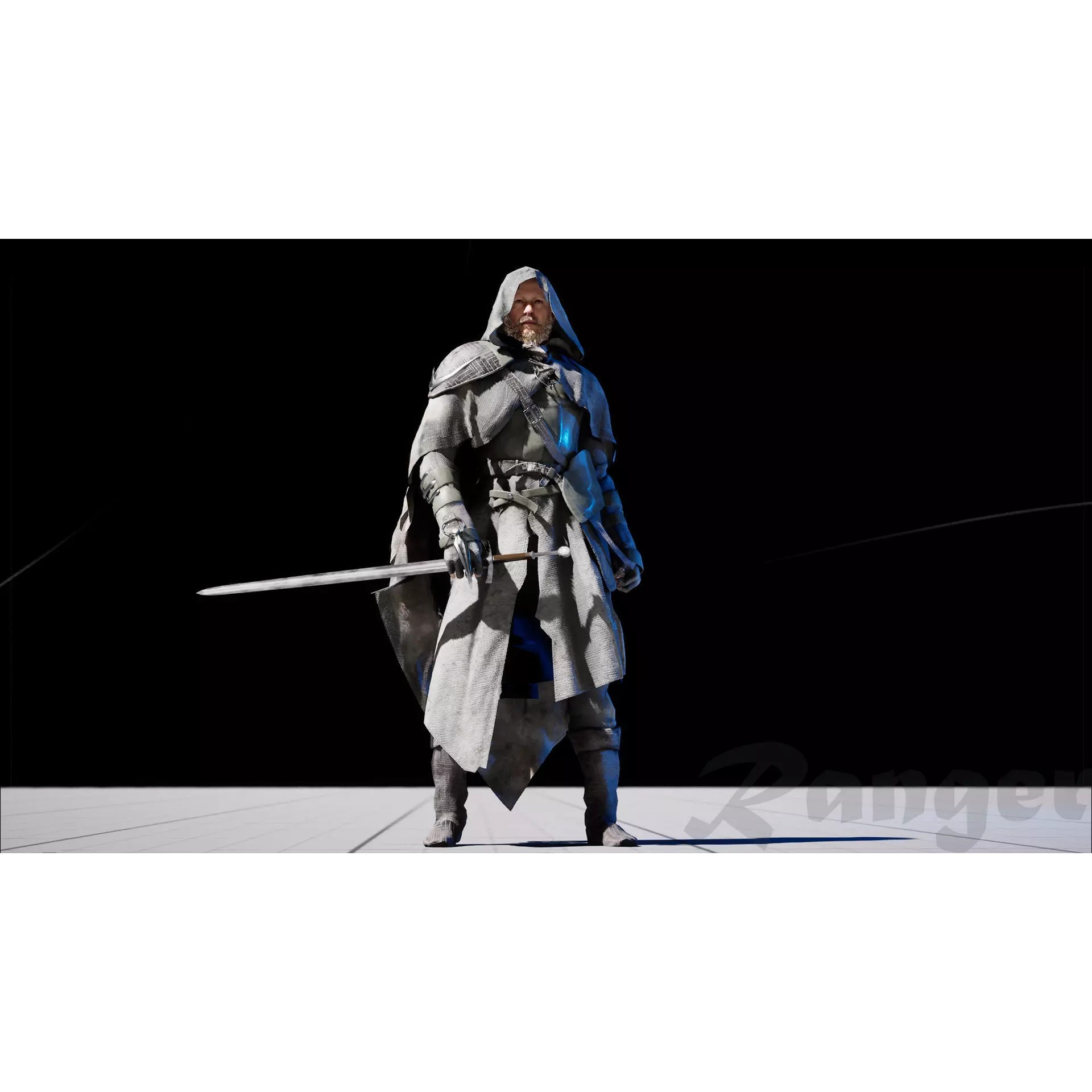 Ranger Armor - Low-Poly Game-Ready 3D Model - View 13