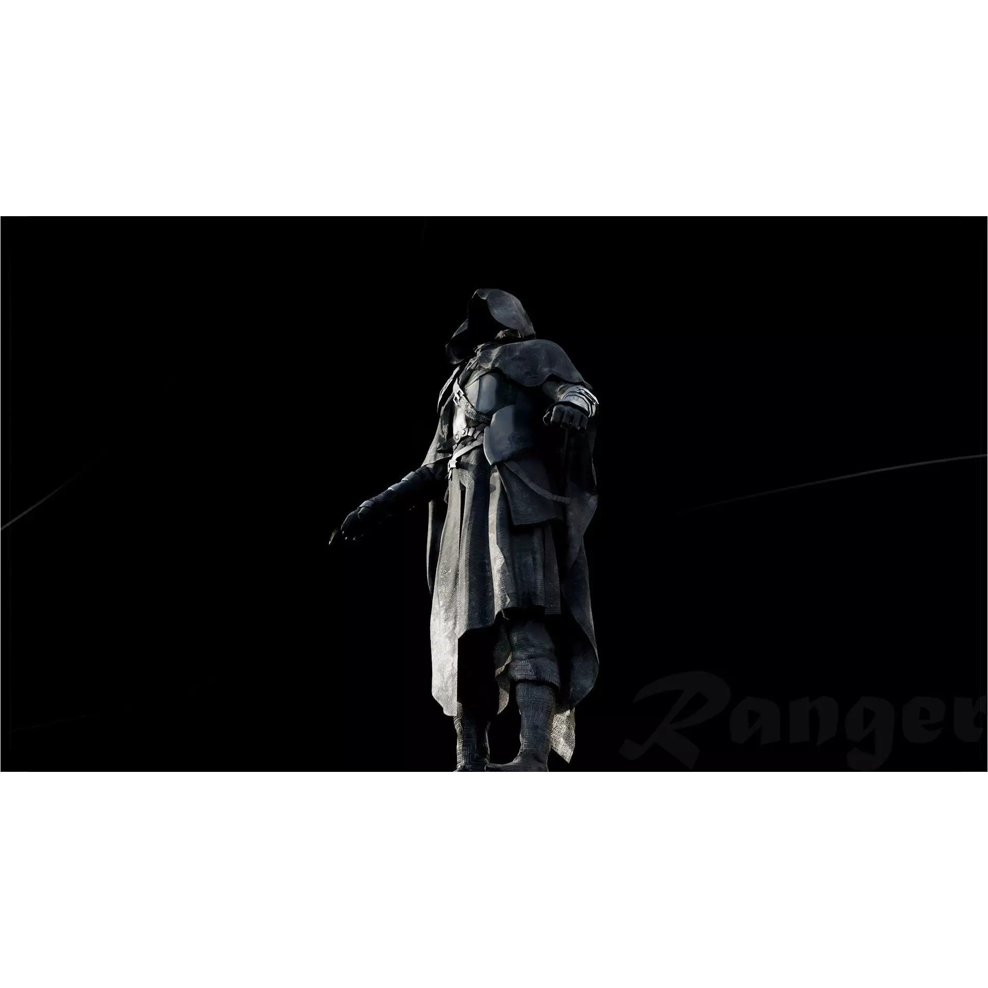 Ranger Armor - Low-Poly Game-Ready 3D Model - View 17